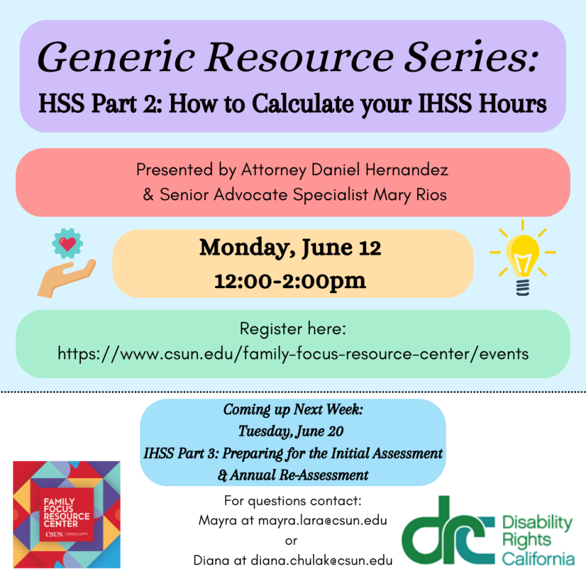 IHSS Part 2 How to Calculate IHSS Hours California State University